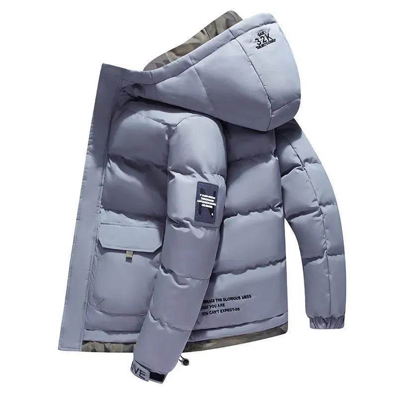 Cotton-padded Coat Men's Coat Autumn And Winter Trends Clothes Men's Thickened - EX-STOCK Canada