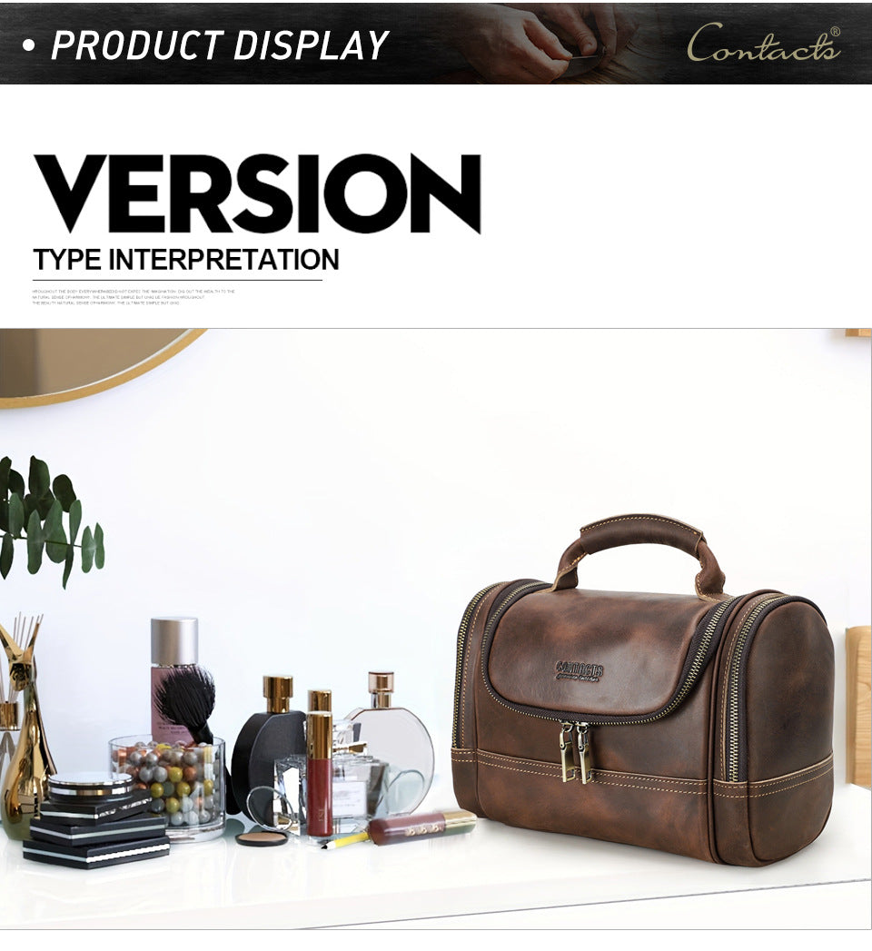 Vintage Cowhide Multi-Training Bag Portable Pouch | EX-STOCK Canada