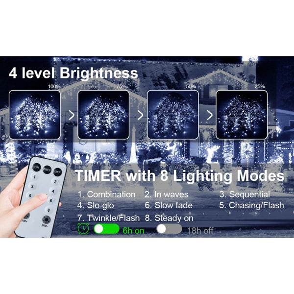 Ice Bar Lamp - Cold White - C-32-meter 1000 Lamp Decor string Lights - EX-STOCK Canada