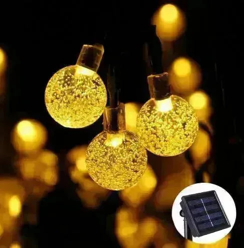 Crystal Solar Power of the LED lampe Lights Lights Christmas Garden Solar Garden Outdoor Décoration pour Noël