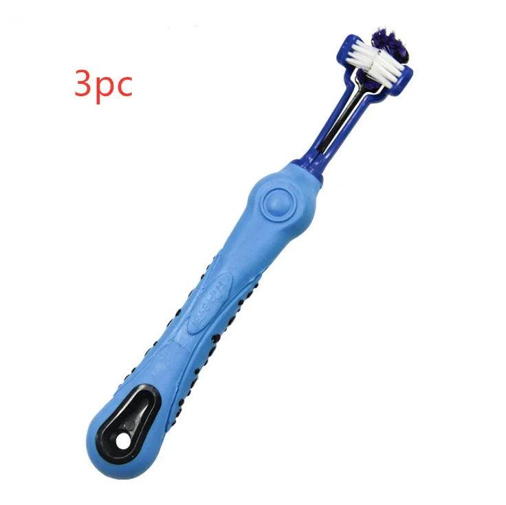 Three Sided Pet Toothbrush Dog Brush Bad Breath Tartar Teeth Care EX-STOCK Canada