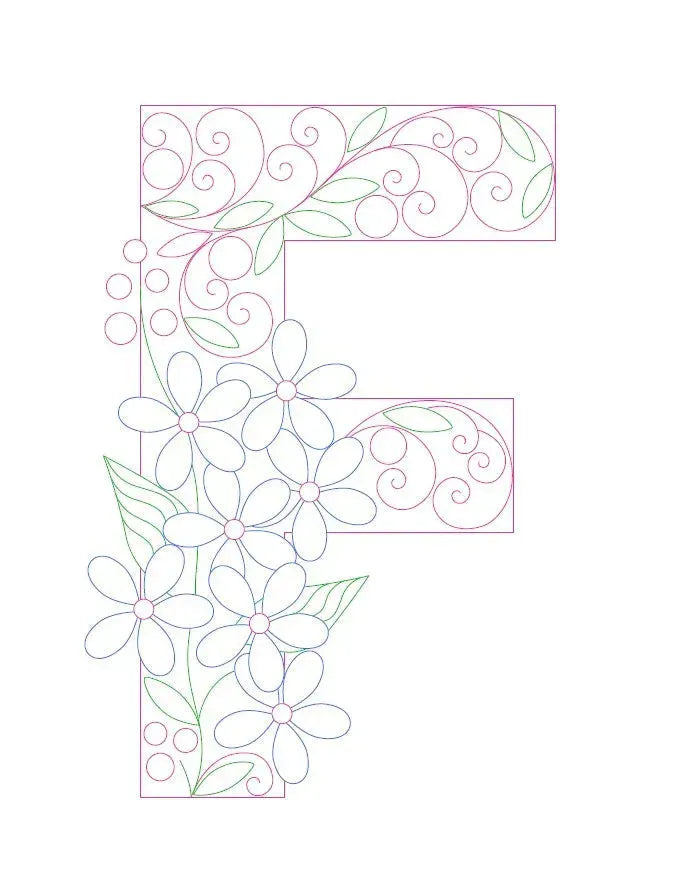 Paper Filigree Painting Kit - Letters - EX-STOCK CANADA