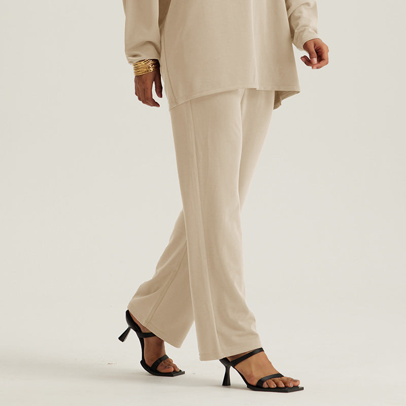 Middle Eastern Muslim Women's Loose Outerwear Long Sleeve Pants Suit - EX-STOCK Canada