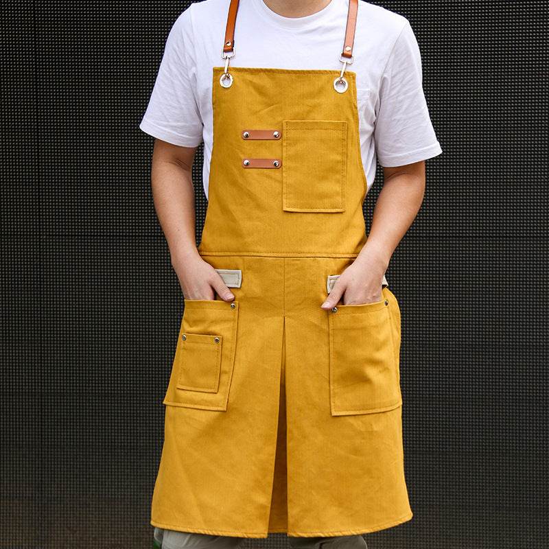 Hair Stylist Cake Shop Barista Men And Women Flower Shop Workwear Denim Apron Jeans - EX-STOCK Canada