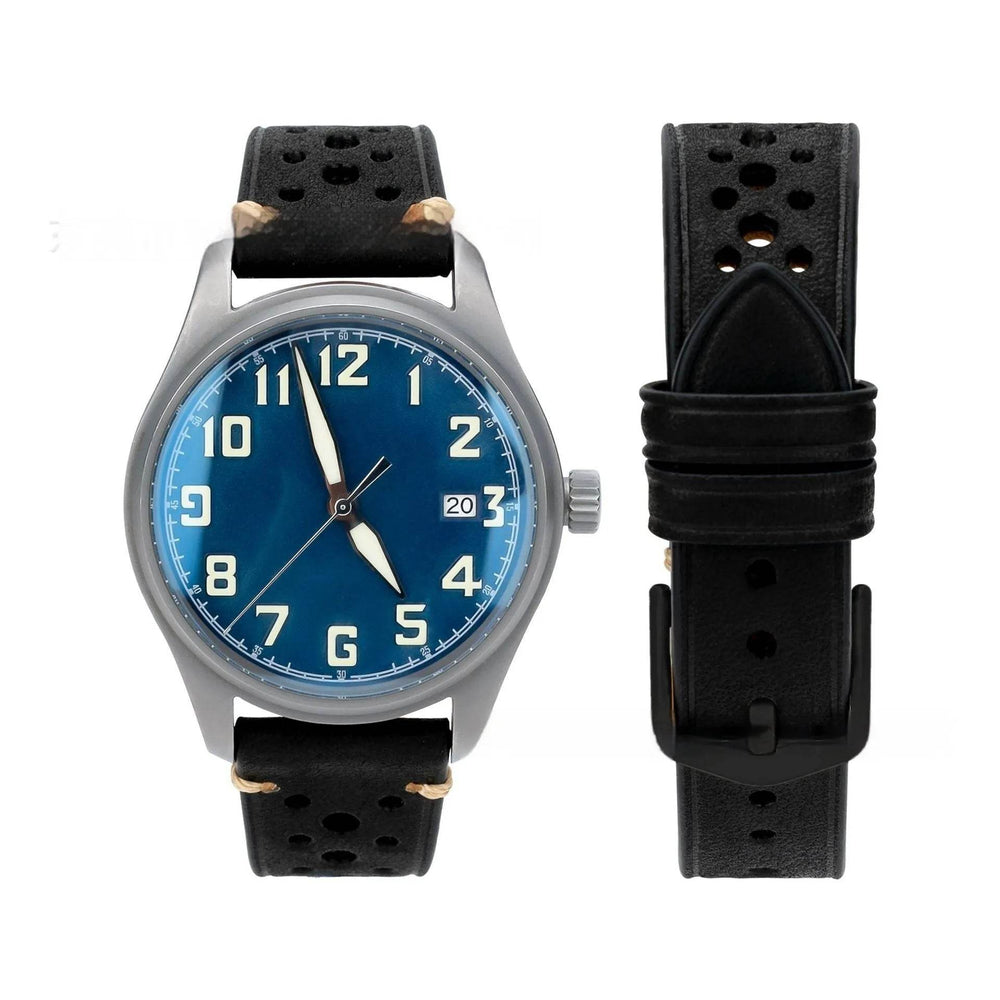 20mm Watch First Layer Cow Leather Watch Strap Retro Comfort - EX-STOCK Canada