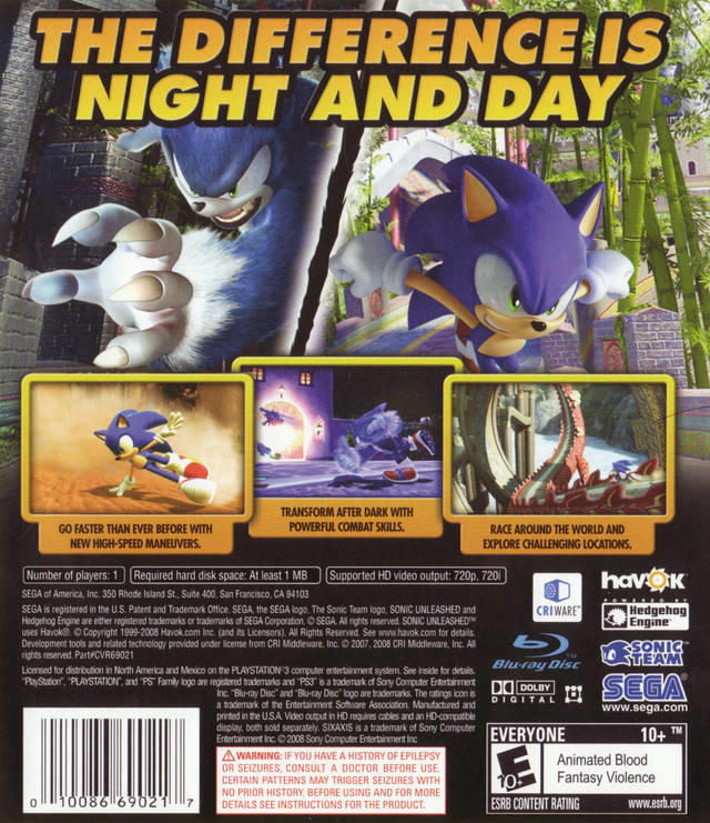 SONIC UNLEASHED