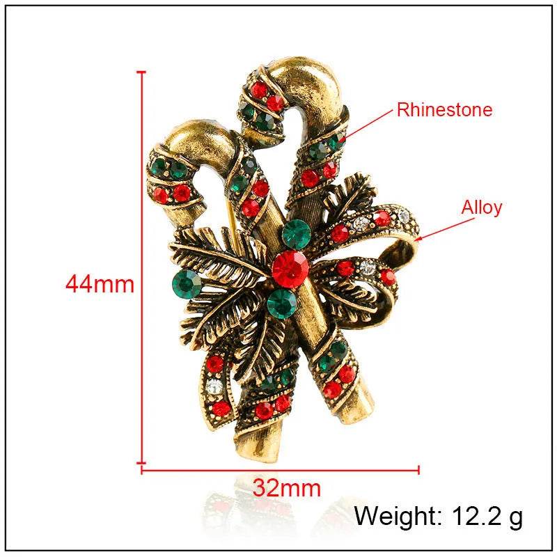 Christmas suit pin brooch - EX-STOCK Canada