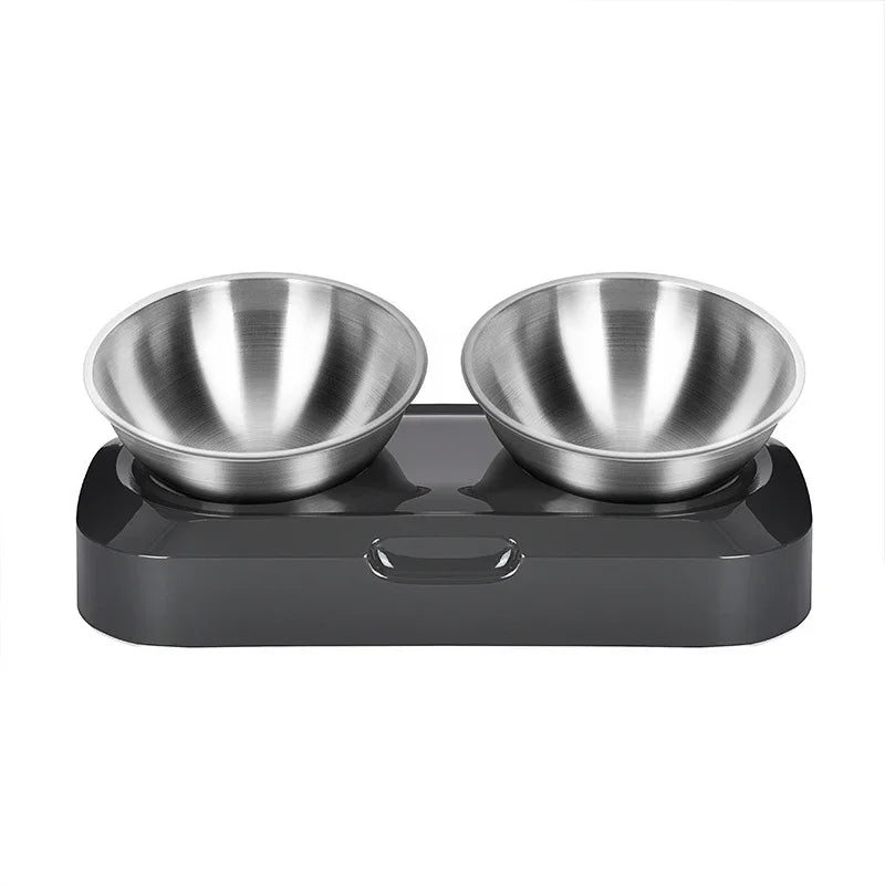 Pet Stainless Steel Bowl Pet Double Night EX-STOCK Canada