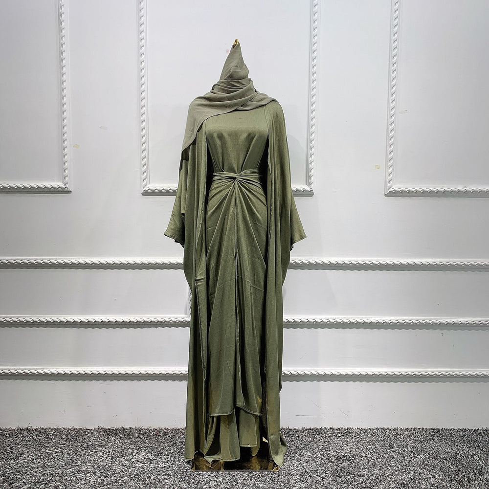 Ensemble Femme Musulmane Kaftan Abaya Dubai Turkey Islam - EX-STOCK Canada