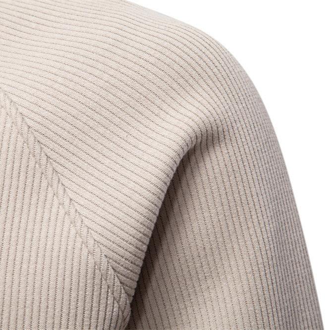 Suéter europeo y americano de medio cierre con cuello alto, de forro polar, para hombre, combinable con todoEX-STOCK Canada