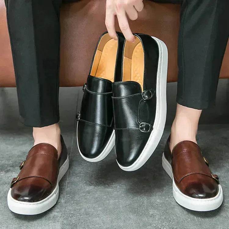Fashion Loafers Men's Casual Slip-on Flats Shoes Formal Business Office Meeting Shoe for Men - EX-STOCK Canada