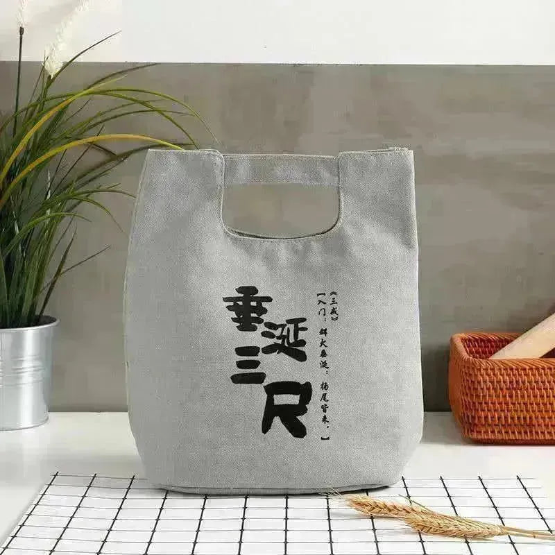 Borsa per il pranzo in tela Borsa da pranzo isolata termica