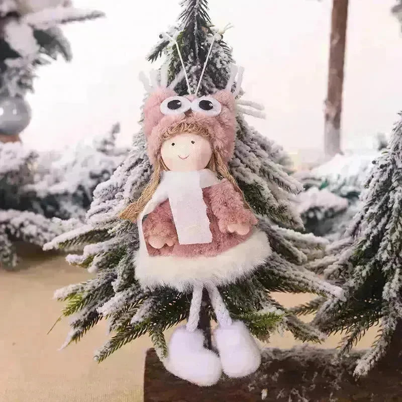 Christmas Cute Fabric Antler Plush Girl Decoration Ornaments - EX-STOCK CANADA