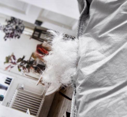 Edredón de Plumas de Ganso de Lujo con Algodón y BrilloEX-STOCK Canada