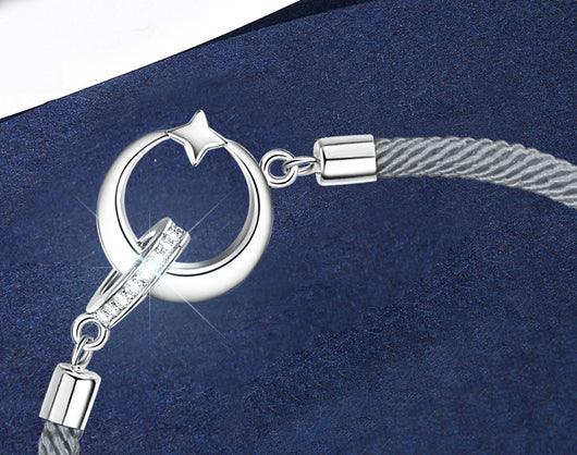Sun Moon Couple Bracelet Niche Lettering - EX-STOCK Canada