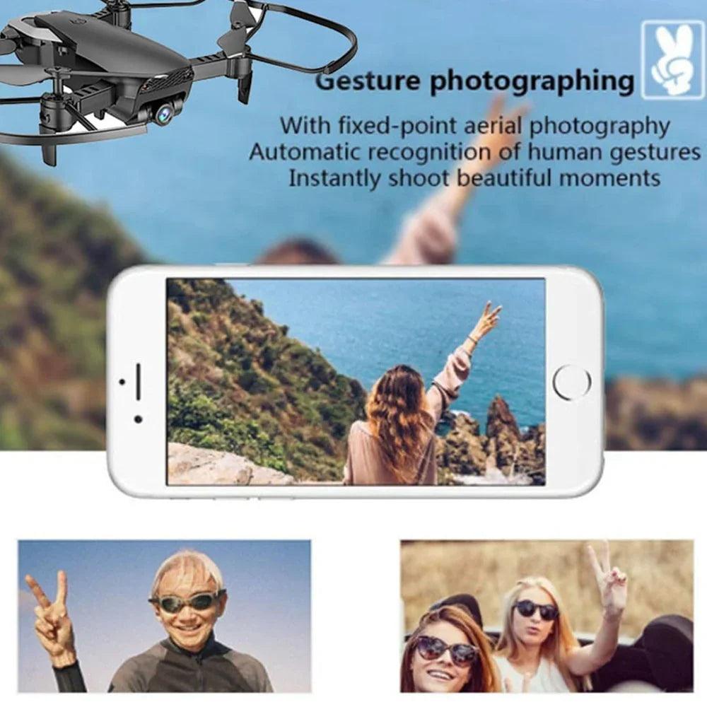 S163 Drone a Doppia Fotocamera a Controllo Remoto Quadriassiale PieghevoleEX-STOCK Canada
