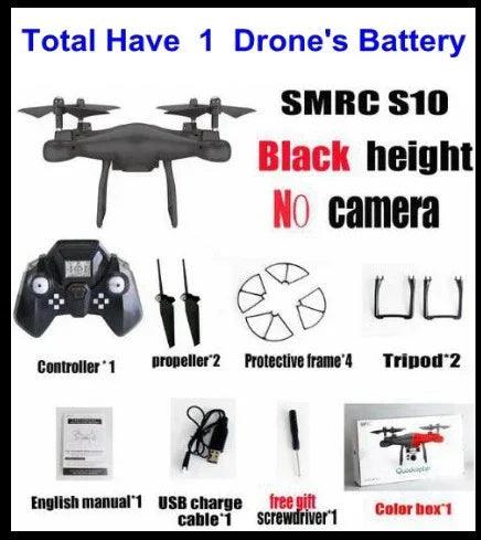 Promotion de vente Caméra WiFi 2MP avec Drone Hélicoptère Quadcopter FPV S10 SMRC UAV Jouet Micro Télécommande KIT RACER AvionEX-STOCK Canada