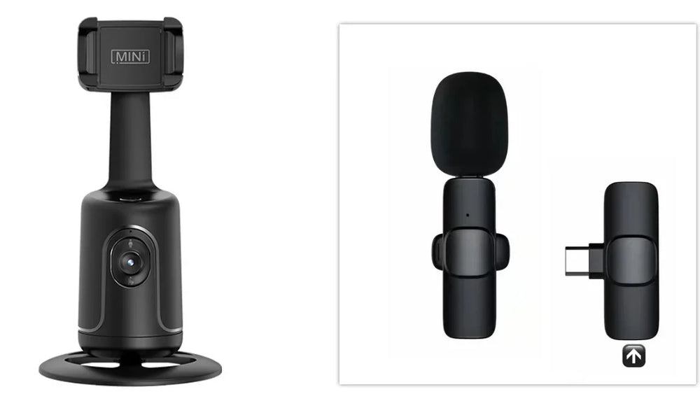 Short Video Shooting Mobile Phone Live Broadcast Wireless Lavalier Microphone EX-STOCK Canada