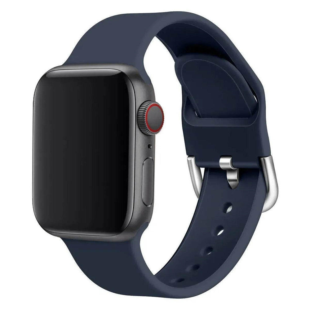 Watch strap solid color silicone watch buckle strap - EX-STOCK Canada