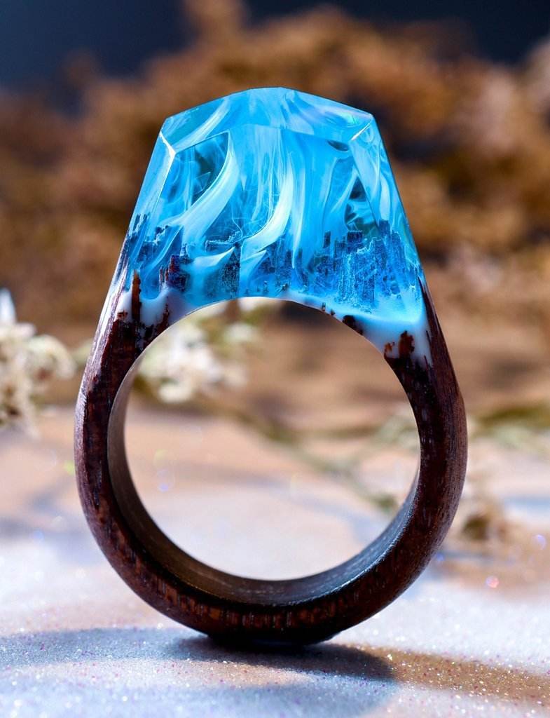 Resin wood ring - EX-STOCK Canada