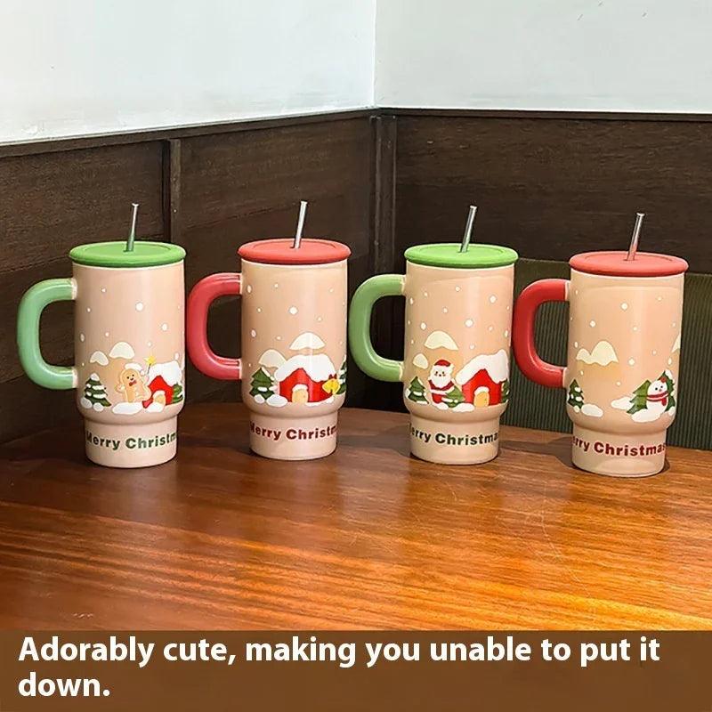 Christmas Gift Large Capacity Ceramic Cup Mug Creative EX-STOCK Canada