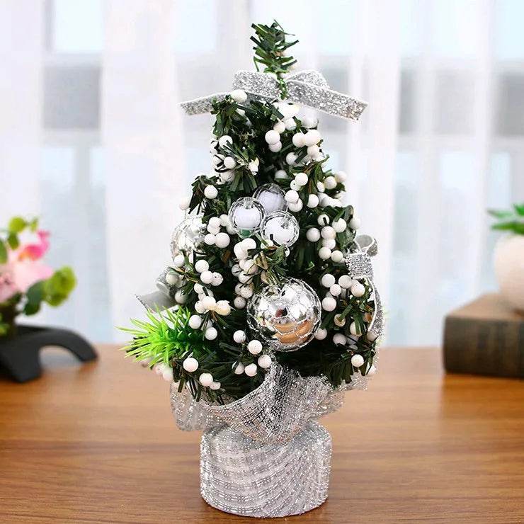 Christmas Ornaments Tree 20cm Mini Christmas Decoration Tree Christmas Day Mall Decoration Desktop Ornaments Small Tree - EX-STOCK Canada