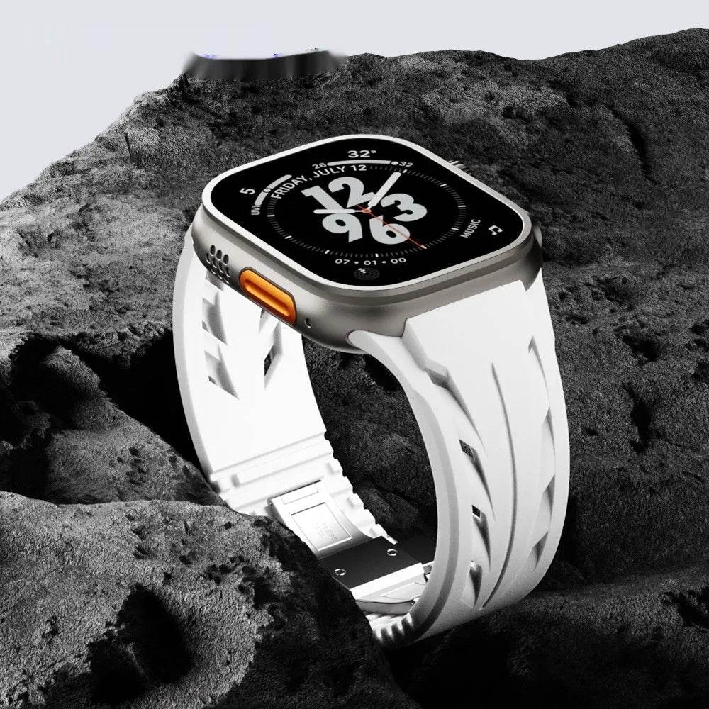 Watch Class Fluororubber Silicone Watch Strap - EX-STOCK Canada