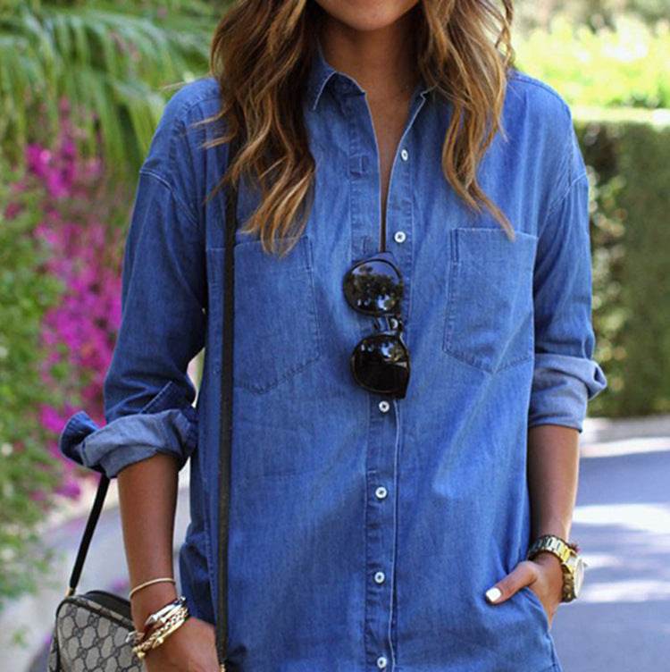 Mila - Casual Mini Denim jeans Dress - EX-STOCK Canada