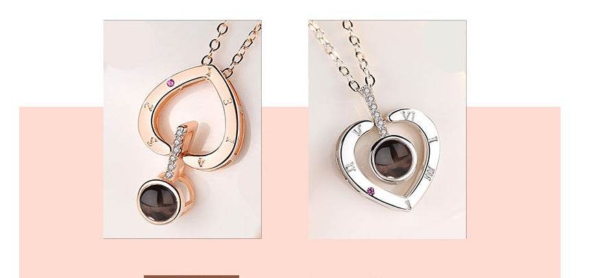 Subloom Heart 100 I Love You Necklace - EX-STOCK Canada