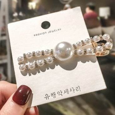Elegant Pearl Bling Hair Clip - EX-STOCK Canada