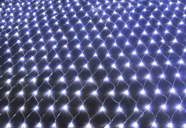 Christmas led lights string lights outdoor waterproof fishnet lights full of stars paved holiday lights wedding ins decorative lights - EX-STOCK Canada