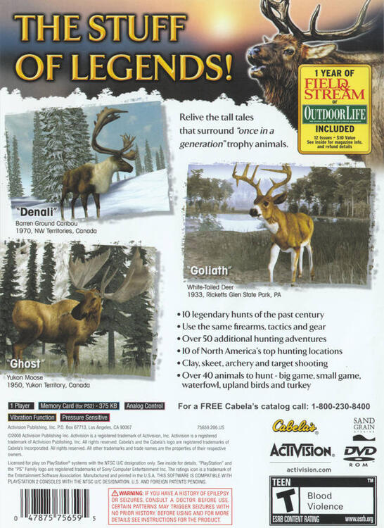 Cabela's Legendary Adventures