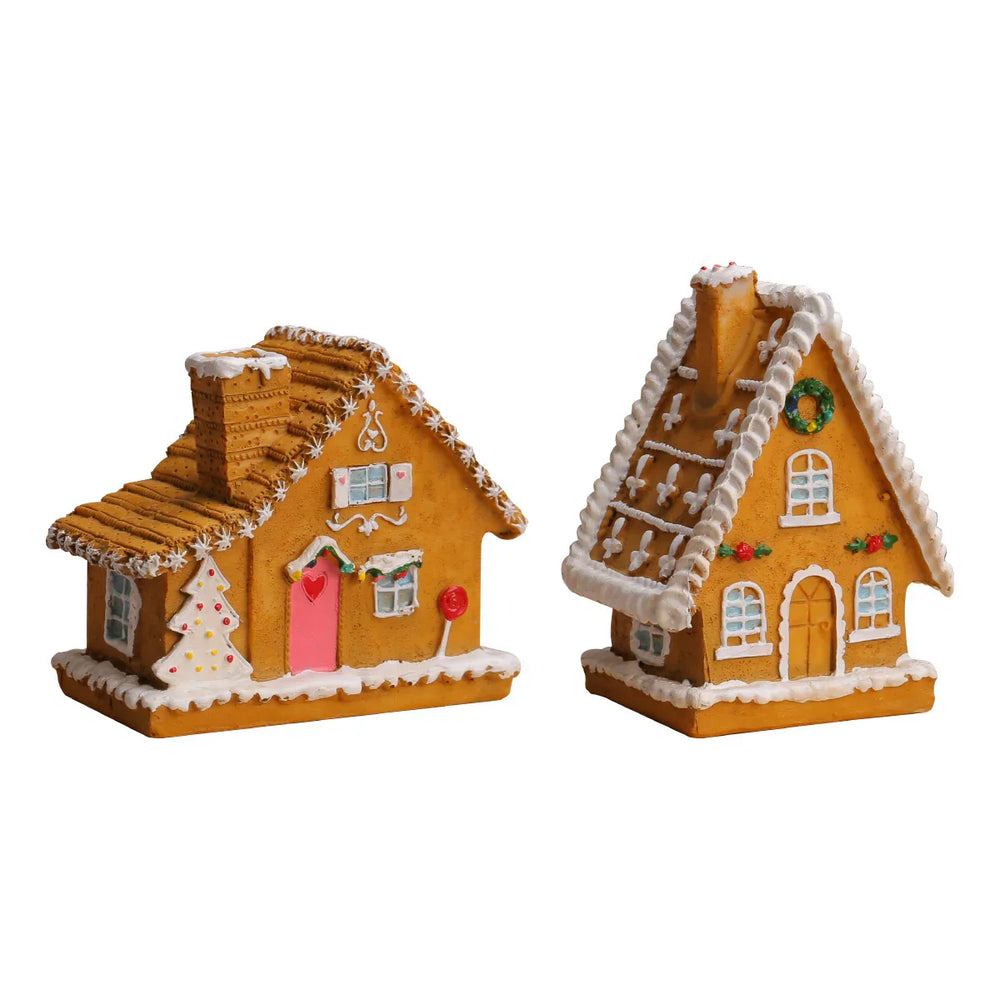 Christmas Small House Micro Landscape Luminous House Furnishings Ornaments EX-STOCK Canada