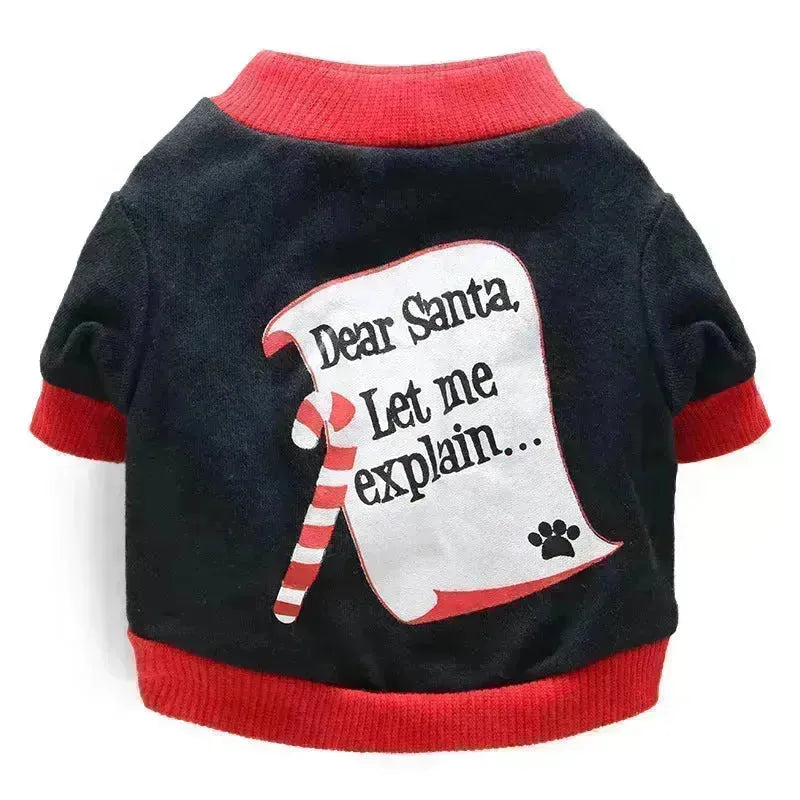 Vêtements pour chiens de compagnie de Noël