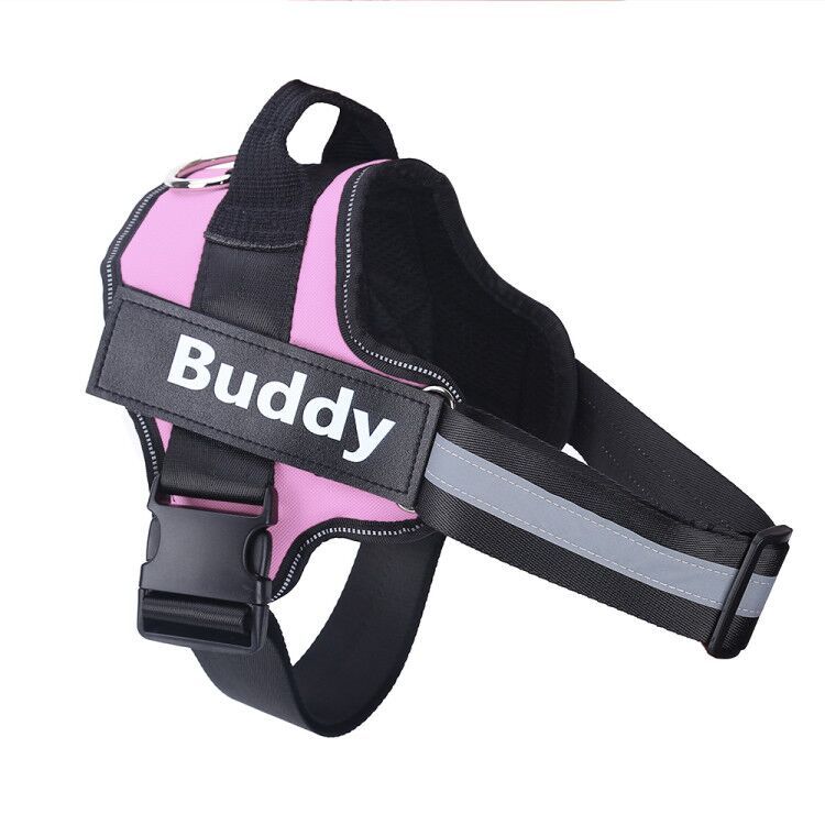 Personalized Dog Harness NO PULL Reflective Breathable Adjustable Pet Harness Vest For Small Large Dog Custom Patch Pet Supplies EX-STOCK Canada