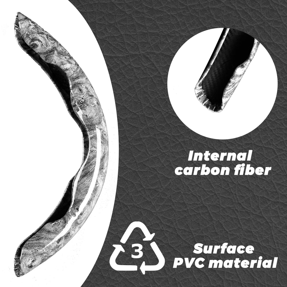 Mahogany Gray Buckle Steering Wheel - EX-STOCK Canada