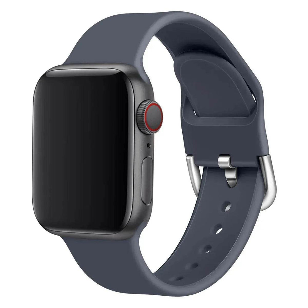 Watch strap solid color silicone watch buckle strap - EX-STOCK Canada