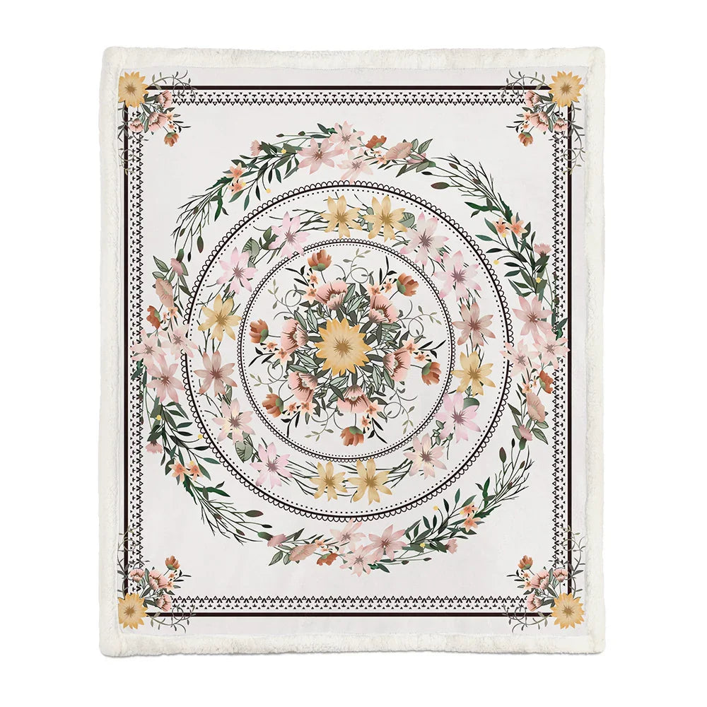 Flannel Blanket Air Conditioning Blanket Napping Blanket EX-STOCK Canada