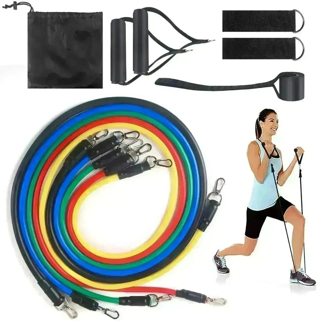 Fitness Rally Elastic Rope Resistance Band set - EX-STOCK CANADA