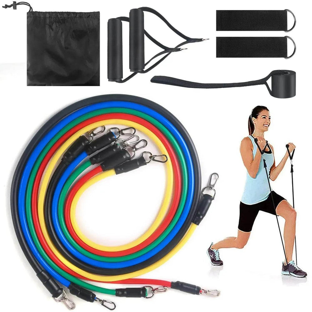 Fitness Rally Elastic Rope Resistance Band set - EX-STOCK Canada
