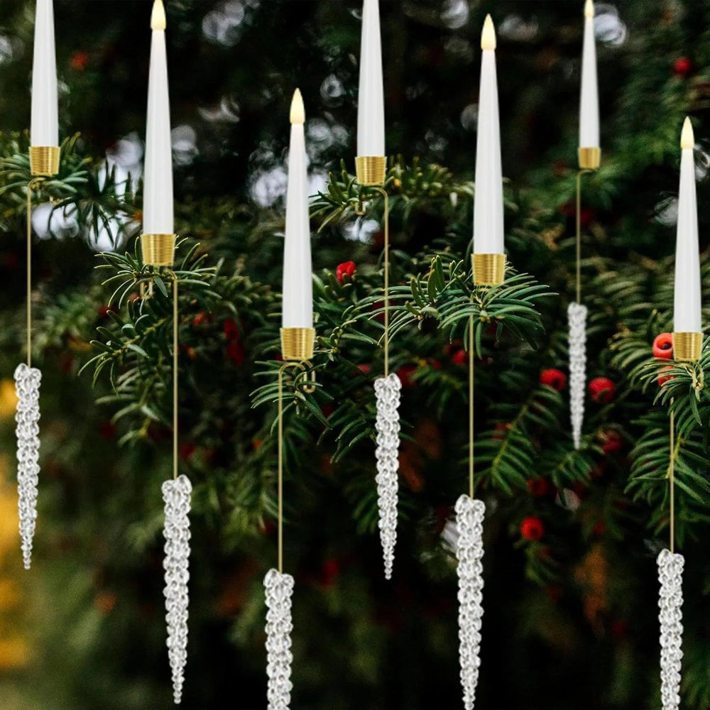 Candela di Natale LED Interna Decorazioni Natalizie per Albero di Natale Atmosfera Festiva Pendente di NataleEX-STOCK Canada