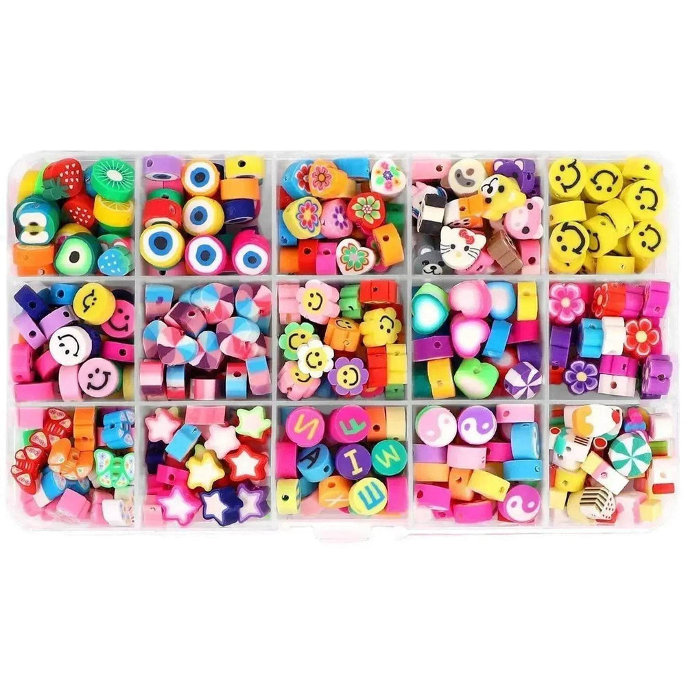 24 Grid 480 PCs Colorful Polymer Clay Beaded Set DIY Bracelet - EX-STOCK Canada