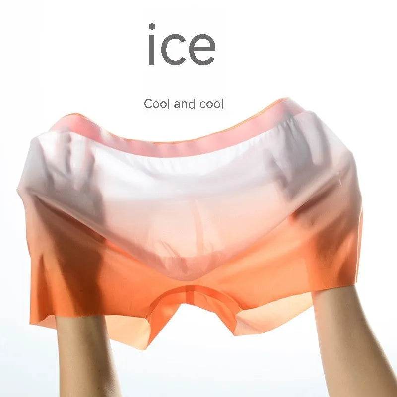 Ice Silk Men's Breathable Full Seamless Boxer Brief Pant underwear - EX-STOCK Canada