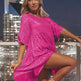 Elegant ladies Sequined Short Mini Skater Dress - EX-STOCK Canada