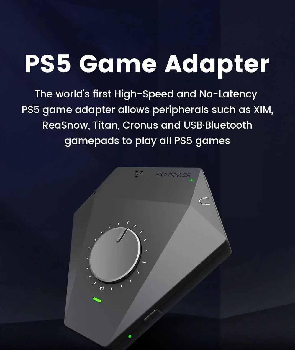 PS5 Game Keyboard Mouse Converter P5 Adapter Macro Custom Button EX-STOCK Canada