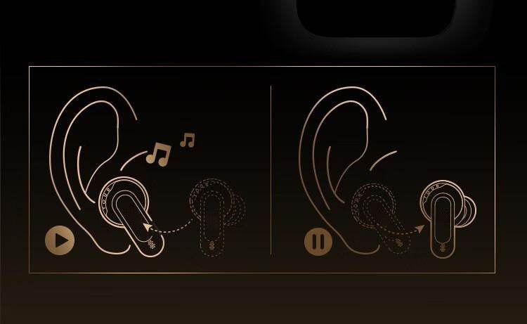 Smart Screen Noise-Cancelling Bluetooth earbuds True Wireless In-ear Headphone - EX-STOCK Canada