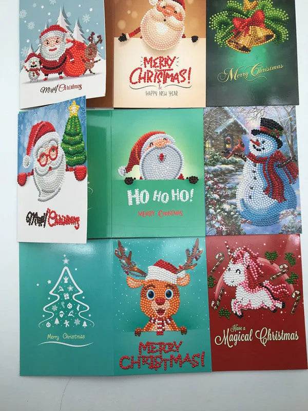 Handmade DIY Christmas Card Piece Diamond Painting - EX-STOCK Canada