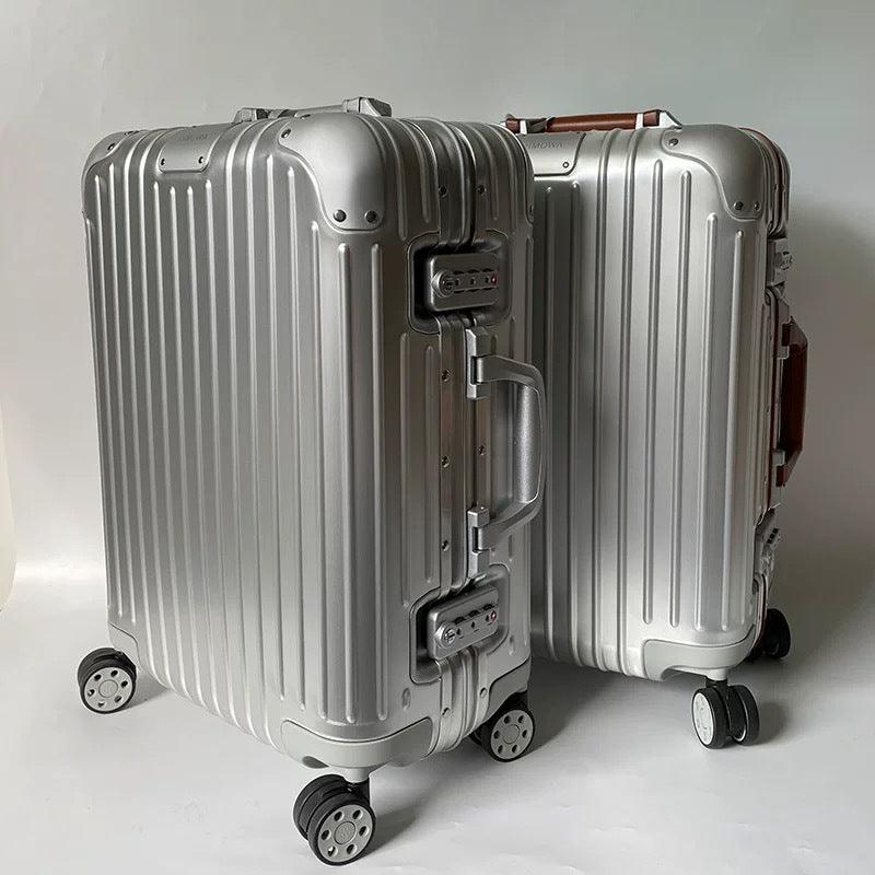 Stoßfestes Gepäck aus Aluminium-Magnesium-Legierung für Reisen | EX-STOCK Canada