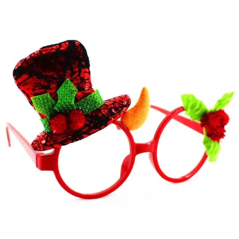 Christmas glasses frame Christmas party supplies Christmas gifts Christmas decorations glasses Santa glasses - EX-STOCK Canada