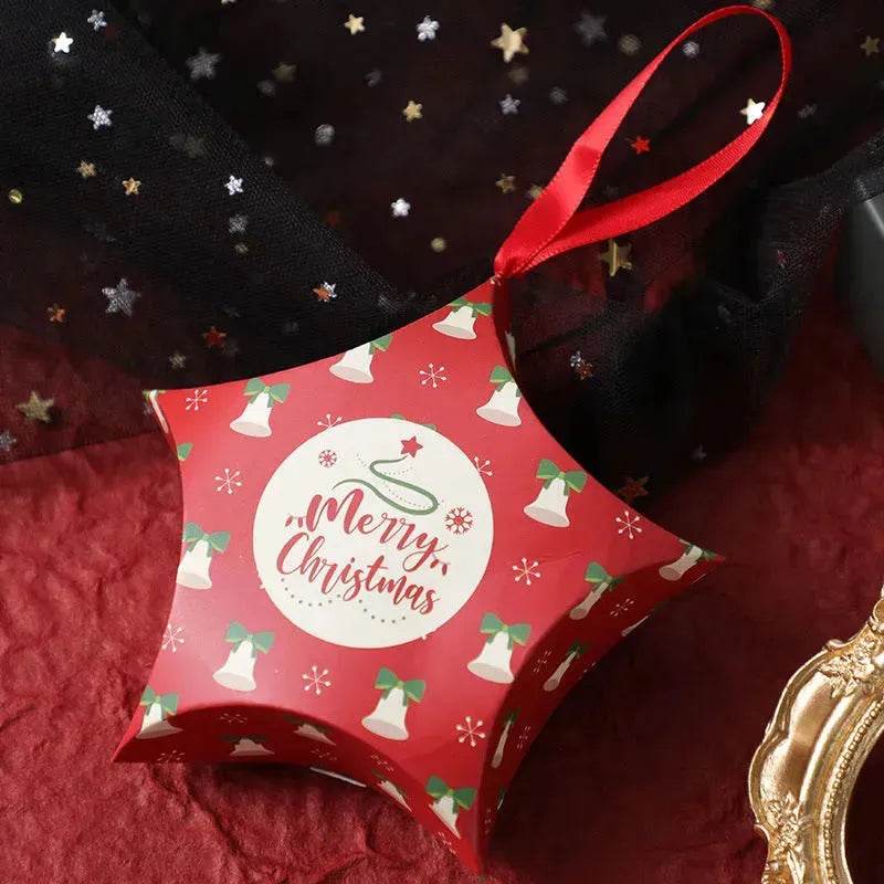 Christmas Gift Boxes Santa Claus Candy Box Star Shape Merry Christmas Boxes Bags for Home New Year Xmas Decor Kids Gifts - EX-STOCK Canada